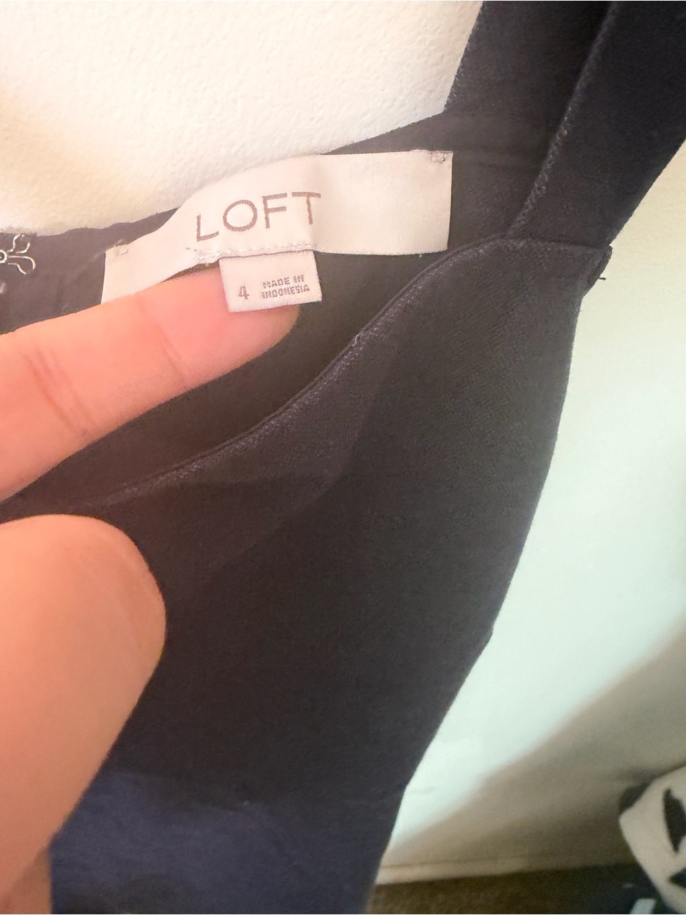 LOFT Square-Neck Midi Dress - Picture 3 of 3